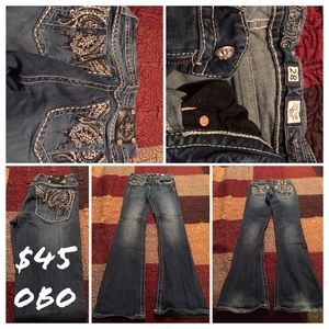 Miss Me Boot Cut Jeans Size 28